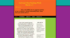 Desktop Screenshot of nationalcheerleadingweek.com